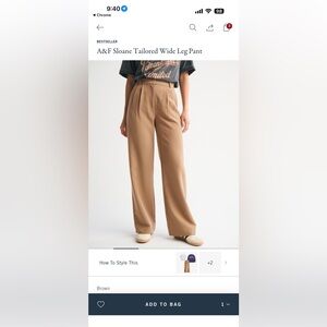 Abercrombie & Fitch Tan Women's Pants